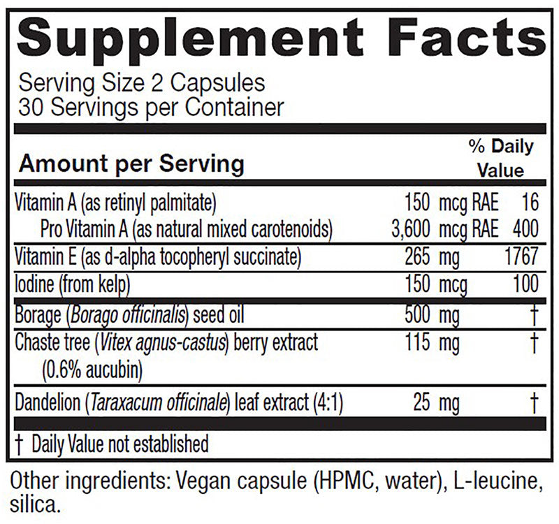 Breast Cycle Blend, 60 Vegetarian Capsules, Vitanica