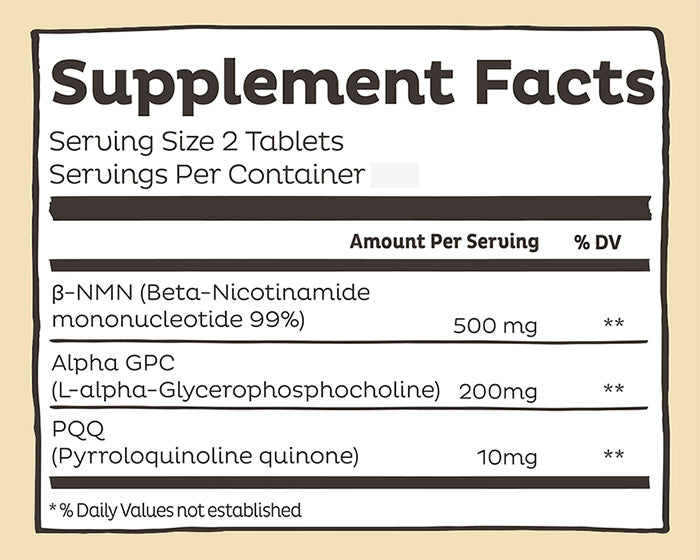 Oh My NMN, 60 Tablets, KOS