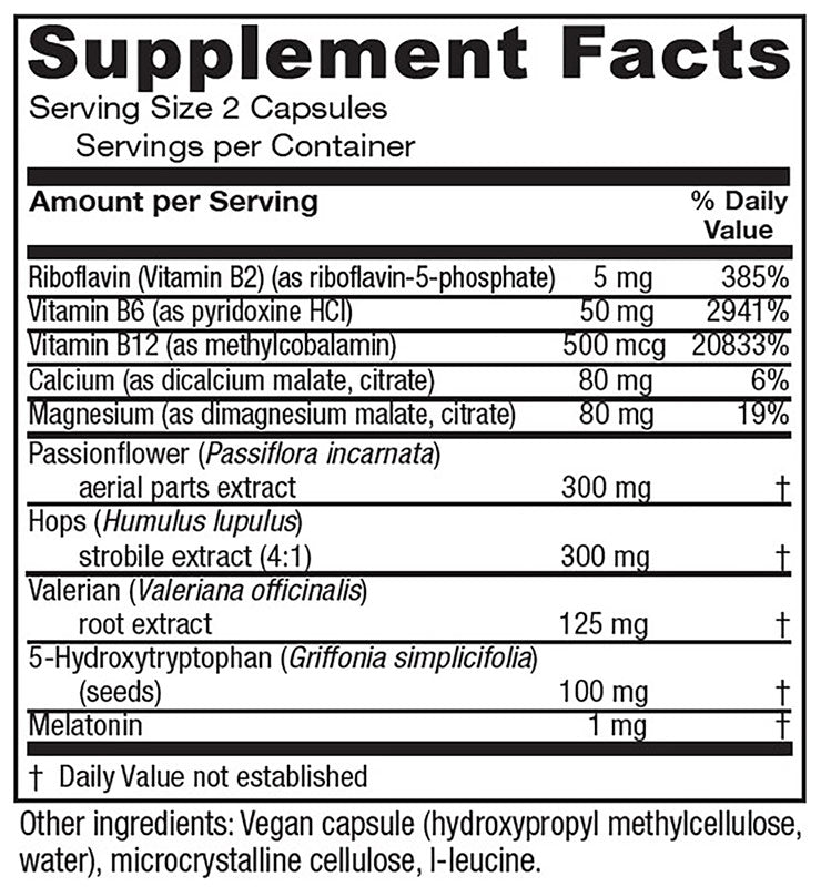 SleepBlend, Trial Size, 15 Vegetarian Capsules, Vitanica