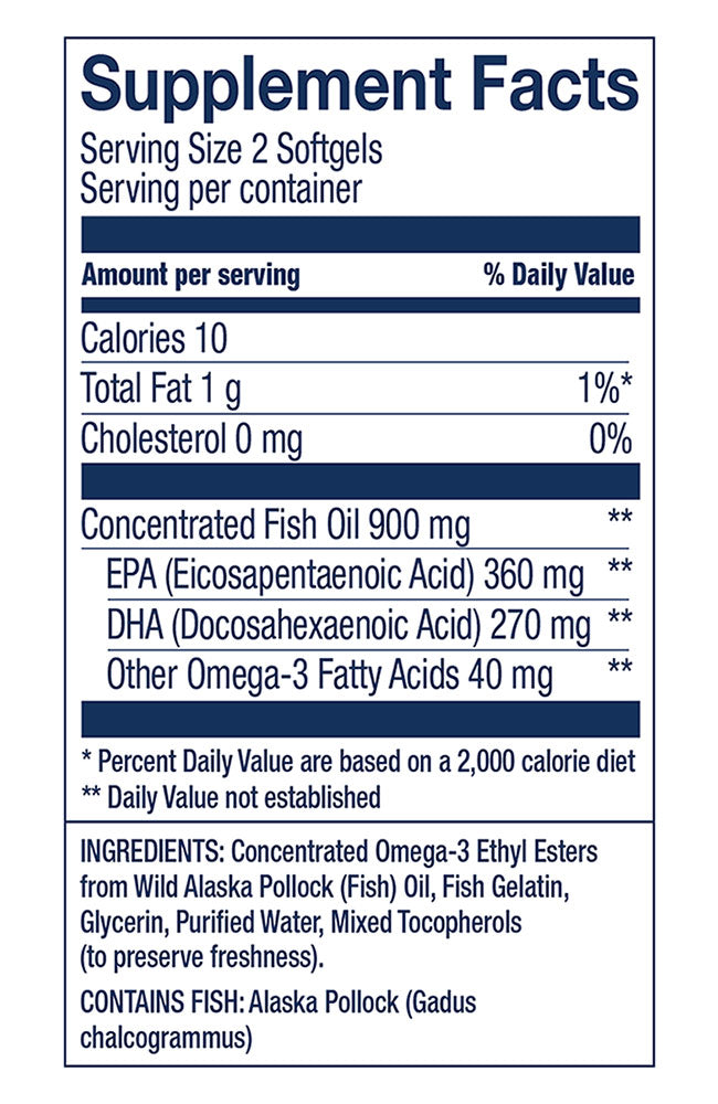 Wild Alaskan Fish Oil - Easy Swallow Minis, Value Size, 180 Softgels, Wiley's Finest