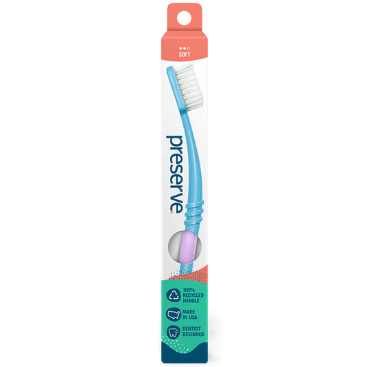 Adult Toothbrush in Paperboard Package, Soft, 1 pc, Preserve