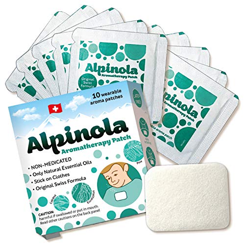 Aromatherapy Patches with Essential Oils, 10 ct, Alpinola