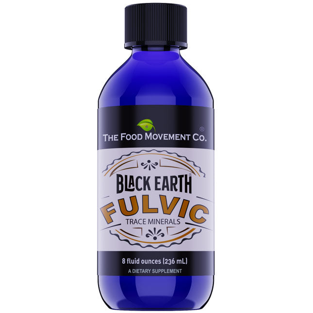 Black Earth Fulvic, Trace Mineral Liquid Supplement, 8 oz, The Food Movement