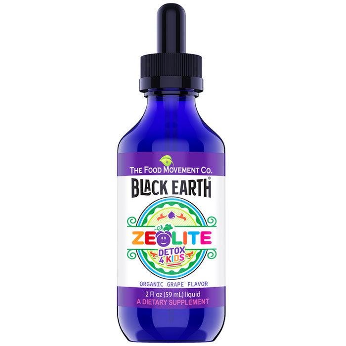 Black Earth Zeolite Detox 4 Kids Dropper, 2 oz, The Food Movement