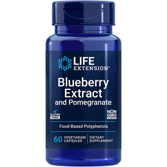 Blueberry Extract with Pomegranate, 60 Vegetarian Capsules, Life Extension