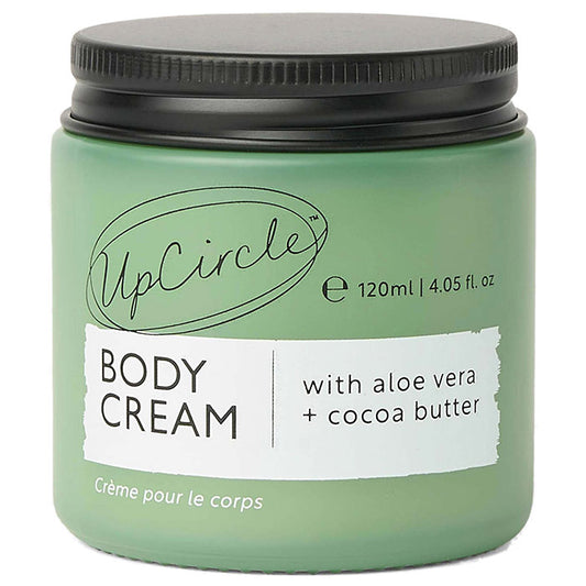 Body Cream with Aloe Vera + Cocoa Butter, 4.05 oz, UpCircle Beauty