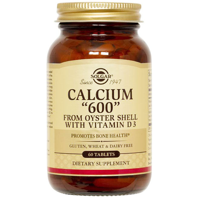 Calcium 600 (Oyster Shell Calcium), 240 Tablets, Solgar