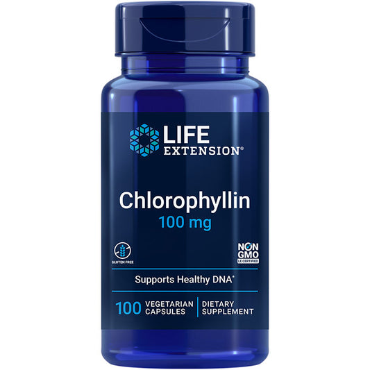 Chlorophyllin 100 mg, 100 Vegetarian Capsules, Life Extension