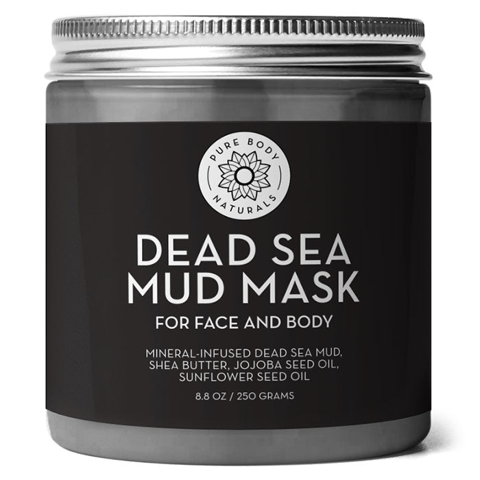 Dead Sea Mud Mask for Face & Body, 8.8 oz, Pure Body Naturals