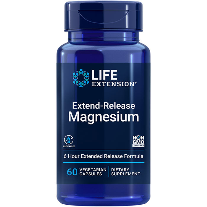 Extend-Release Magnesium, 60 Vegetarian Capsules, Life Extension