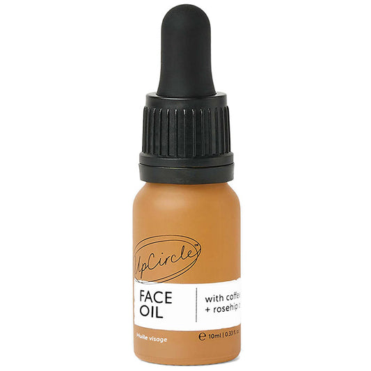 Face Oil with Coffee, Rosehip + Jojoba Travel Size, 0.33 oz, UpCircle Beauty