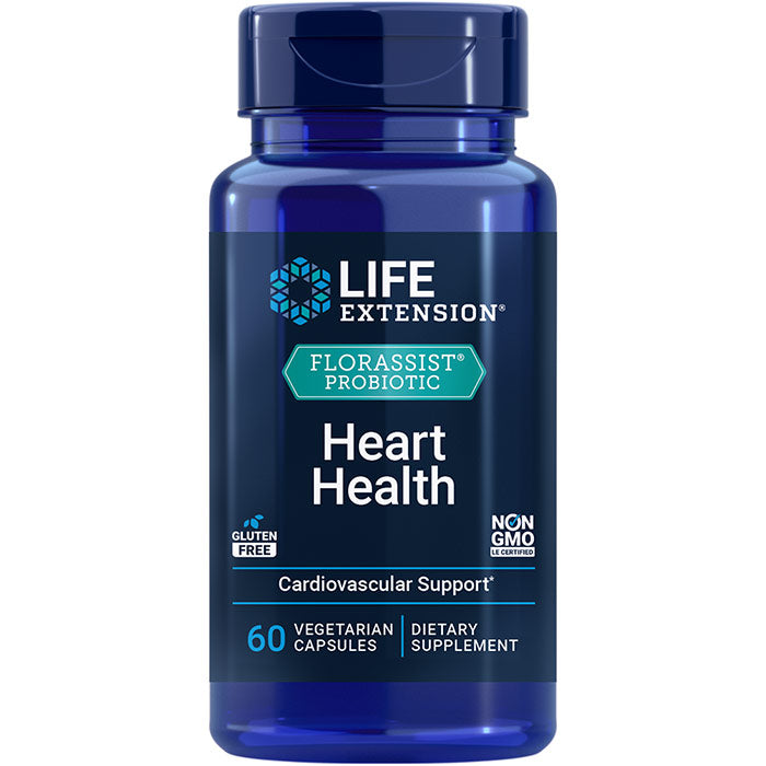 FlorAssist Heart Health, Probiotic Supplement, 60 Vegetarian Capsules, Life Extension