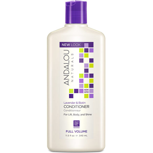 Lavender & Biotin Full Volume Conditioner, 11.5 oz, Andalou Naturals