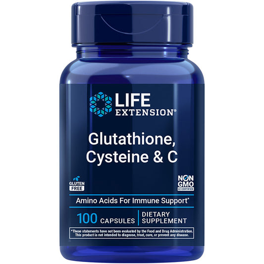 Glutathione, Cysteine & C, 100 Capsules, Life Extension