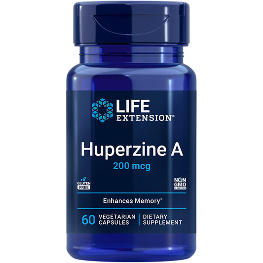 Huperzine A, 200 mcg, 60 Vegetarian Capsules, Life Extension
