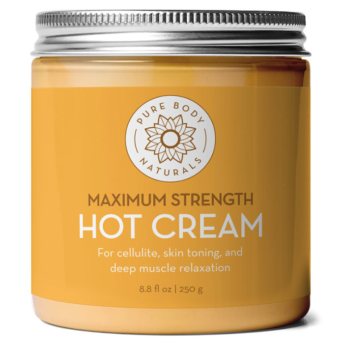 Maximum Strength Hot Cream, 8.8 oz, Pure Body Naturals