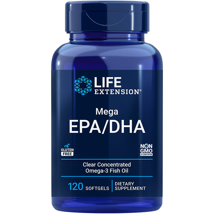Mega EPA/DHA 360/240 mg, 120 Softgels, Life Extension
