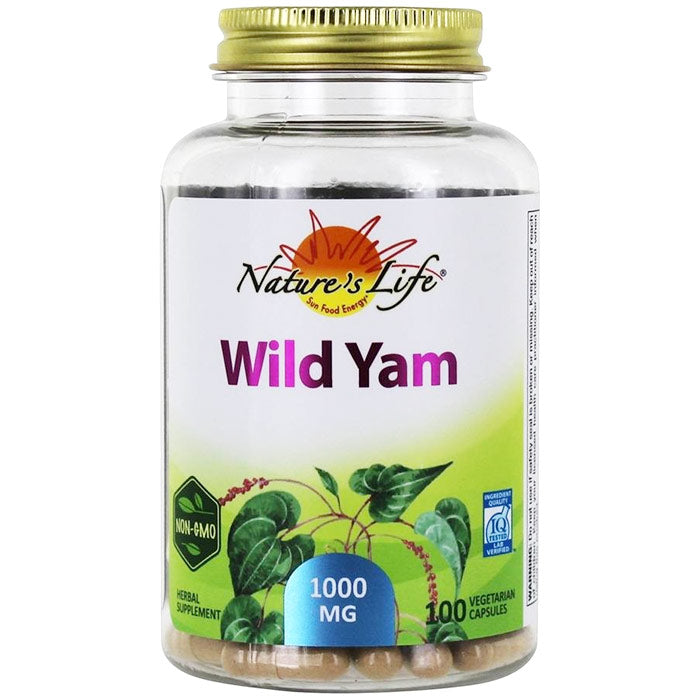 Wild Yam, 100 Vegetarian Capsules, Nature's Life