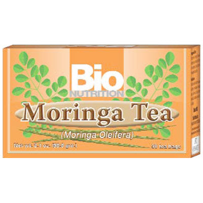 Moringa Tea (Moringa Oleifera), 30 Tea Bags, Bio Nutrition Inc.