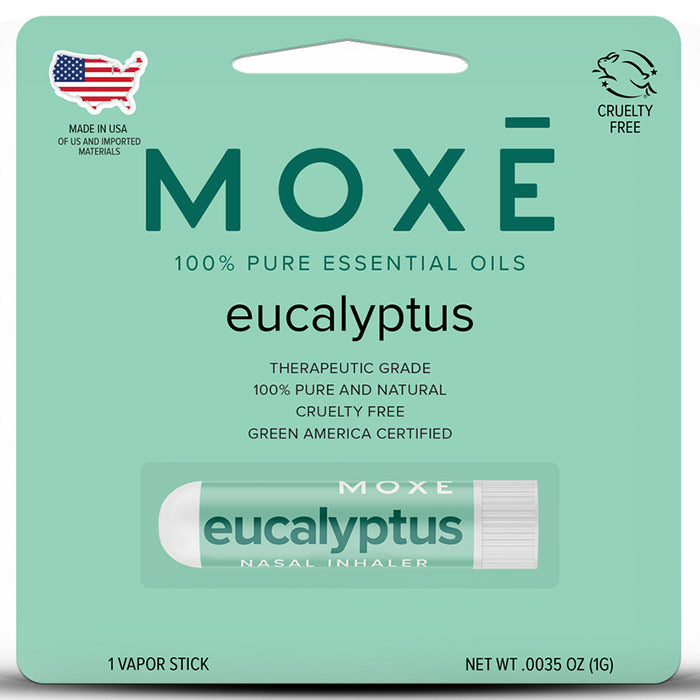 Nasal Inhaler - Eucalyptus, 1 Vapor Stick, MOXE