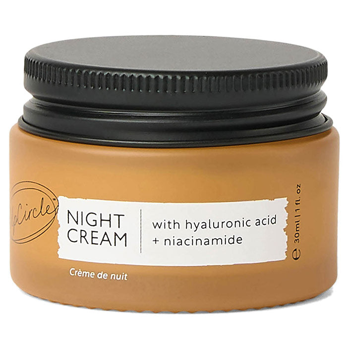 Night Cream with Hyaluronic Acid + Niacinamide Travel Size, 1 oz, UpCircle Beauty