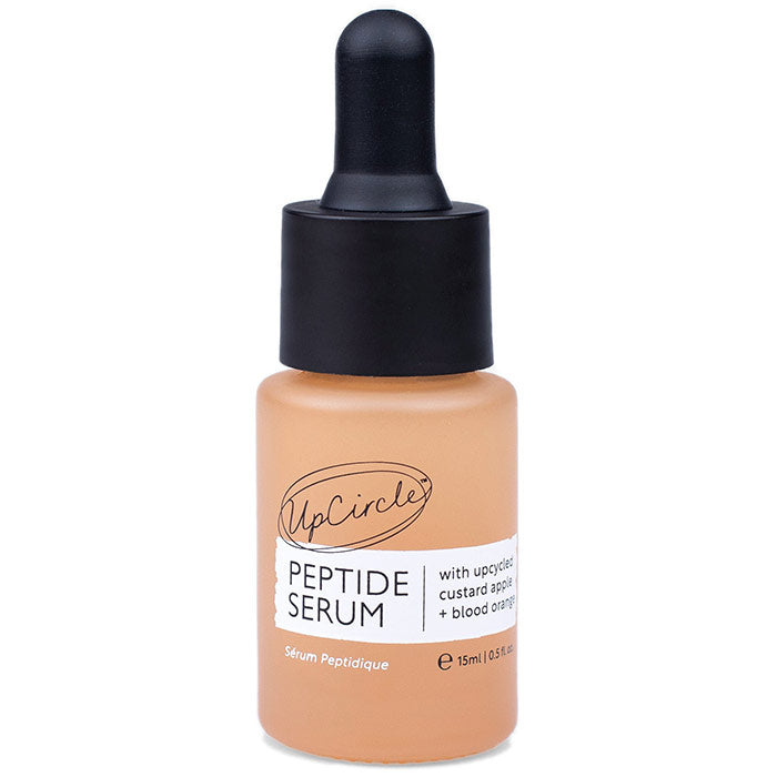 Peptide Serum with Upcycled Custard Apple + Blood Orange Travel Size, 0.5 oz, UpCircle Beauty