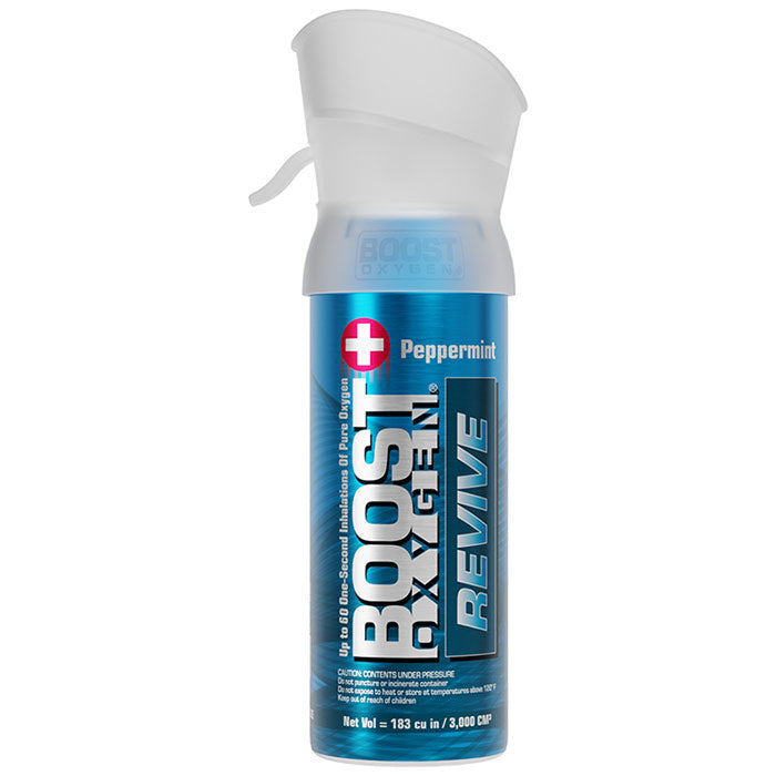Portable Pure Canned Oxygen, Revive (Peppermint), Small (3 Liter), Boost Oxygen