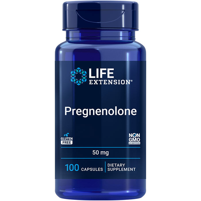 Pregnenolone 50 mg, 100 Capsules, Life Extension
