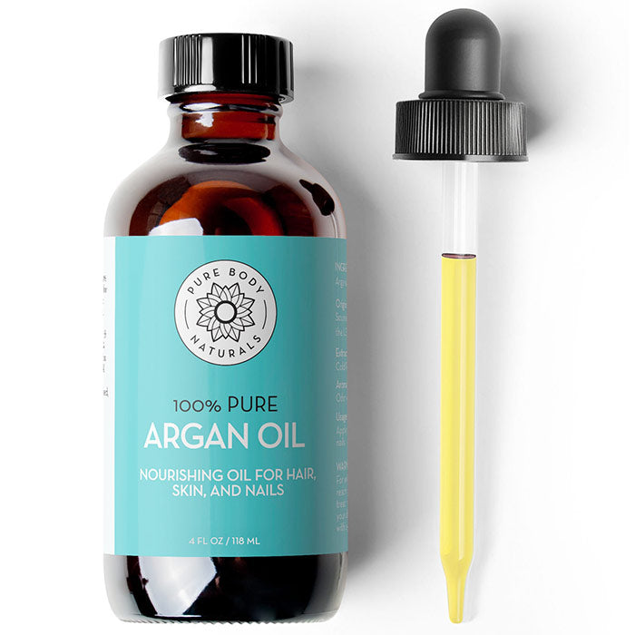 Pure Argan Oil, 4 oz, Pure Body Naturals