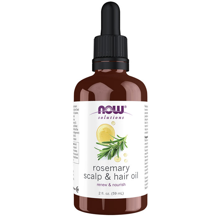 Rosemary Scalp & Hair Oil, 2 oz, NOW Foods