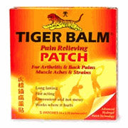 Tiger Balm Patch 8x4 Inch Large Size, 4 Patches, Tiger Balm