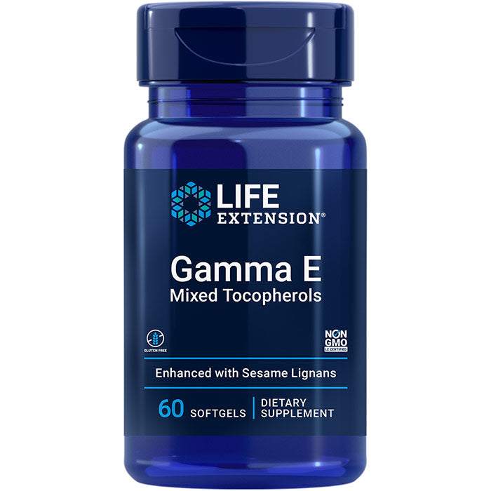 Gamma E Mixed Tocopherols, 60 Softgels, Life Extension