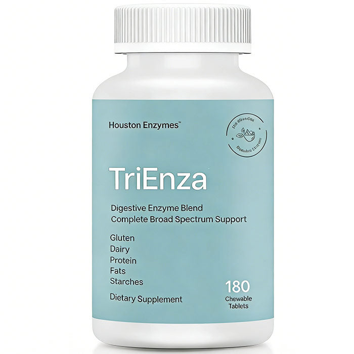 TriEnza, Digestive Enzymes Supplement, 180 Chewable Tablets, Houston Enzymes