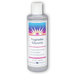 Vegetable Glycerin, 8 oz, Heritage Products