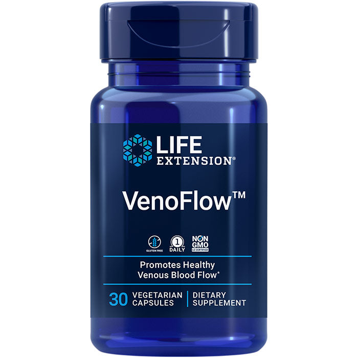 VenoFlow, Promotes Healthy Venous Blood Flow, 30 Vegetarian Capsules, Life Extension