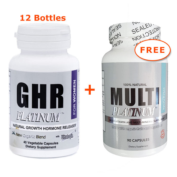 Women's GHR Platinum Case Deal: Get 1 Free Bottle of Multi-Platinum