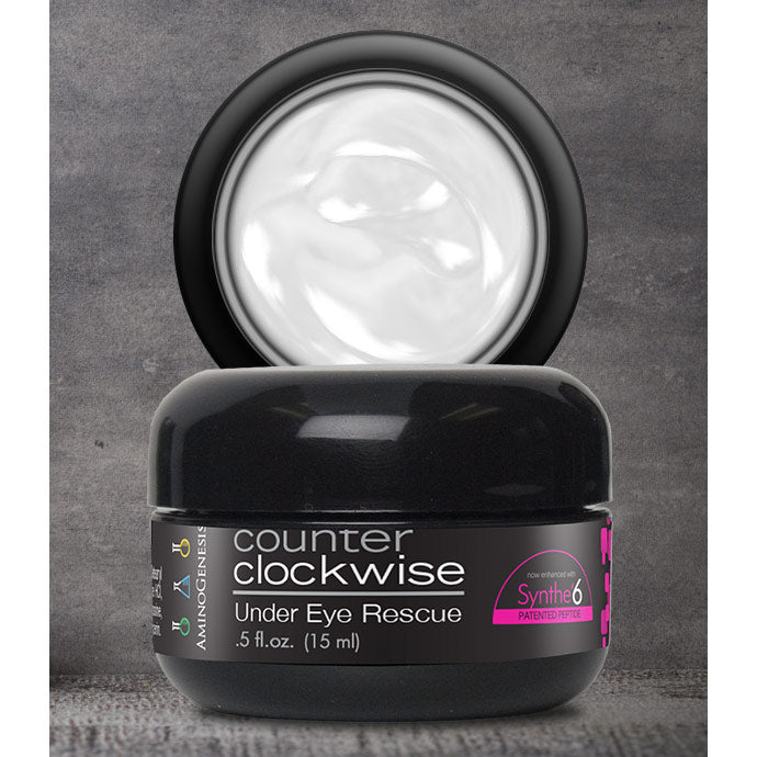 AminoGenesis Counter Clockwise Under Eye Rescue Cream - Best Eye Cream for Wrinkles & Dark Circles