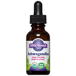 Ashwagandha Liquid Extract, Organic, 1 oz, Oregon's Wild Harvest