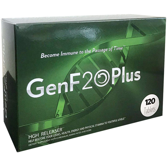 GenF20 Plus HGH Supplement by Albion Medical - 120 Tablets for Energy & Youthful Skin