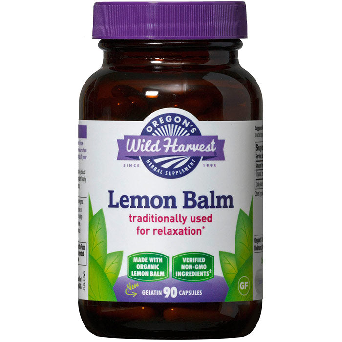 Lemon Balm, Organic, 90 Capsules, Oregon's Wild Harvest