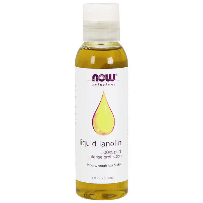 Liquid Lanolin Pure 4 oz, NOW Foods