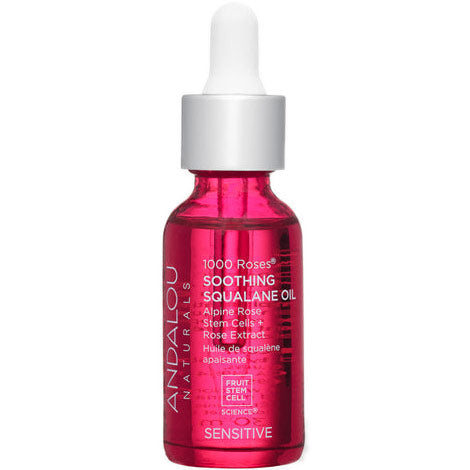 1000 Roses Soothing Squalane Oil, 1 oz, Andalou Naturals