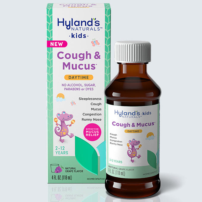 Kids Cough & Mucus Daytime, Natural Grape Flavor, 4 oz, Hyland's