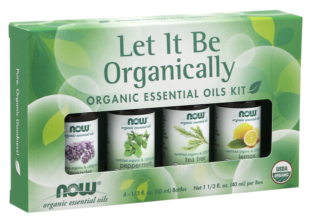 Let It Be Organically Organic Oils Kit, Now Foods