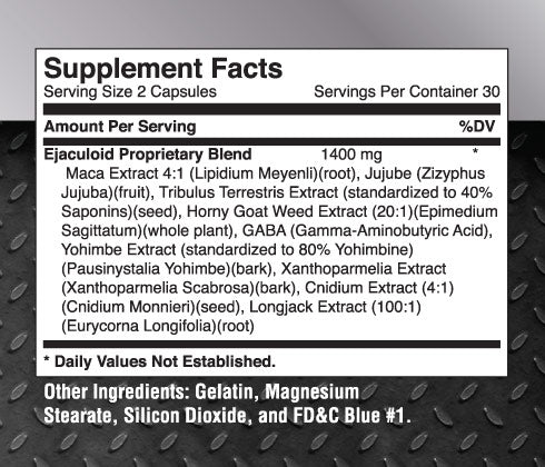 Ejaculoid, Natural Male Explosion, 60 Capsules, Goliath Labs