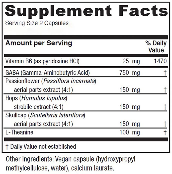 GABA Ease, Value Size, 60 Vegetarian Capsules, Vitanica