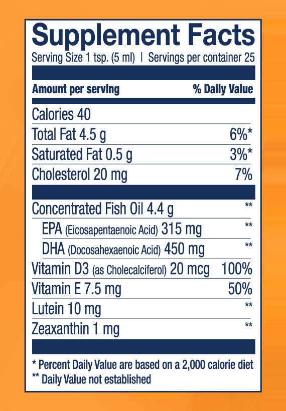 Nutriment Plus - Cod Liver Oil+, 4.23 oz, Wiley's Finest