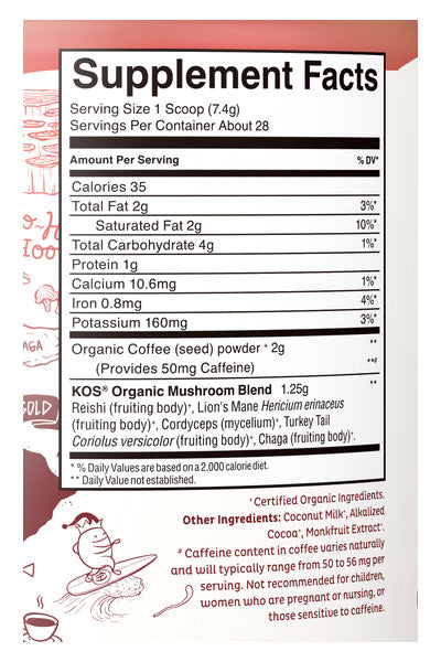 Sippin On Shroomboom Mushroom Coffee, 7.31 oz (28 Servings), KOS