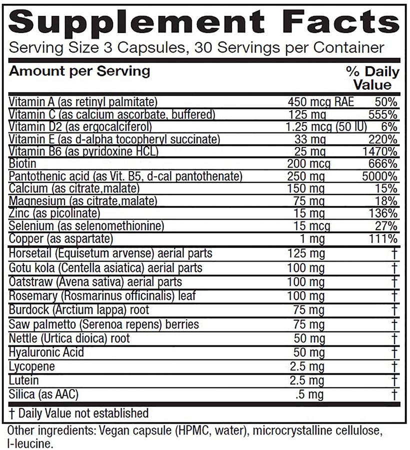 Skin Assist, 90 Vegetarian Capsules, Vitanica