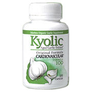 Kyolic Aged Garlic Extract Formula 100, A.G.E. Hi Potency, 100 caps, Wakunaga Kyolic